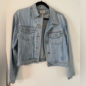 Vintage light wash denim jacket